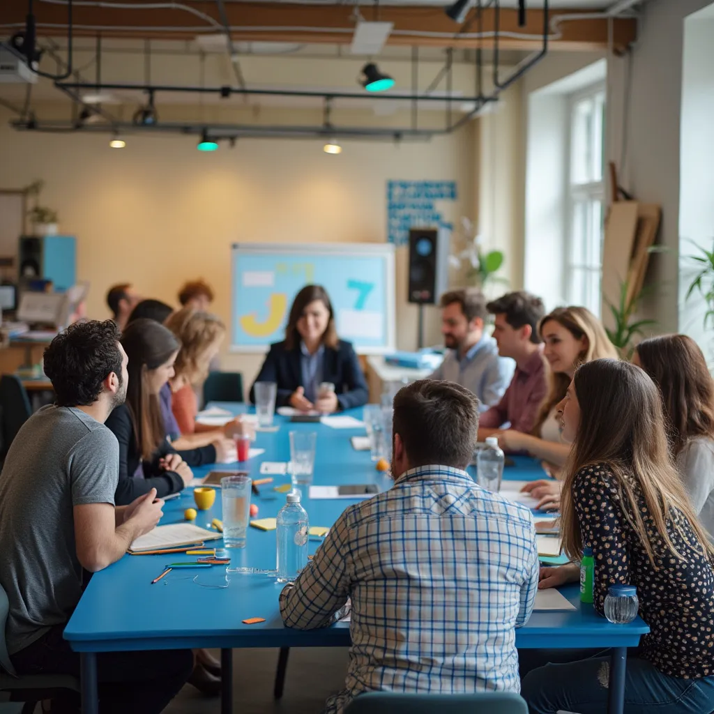 Atelier de groupe sur le leadership