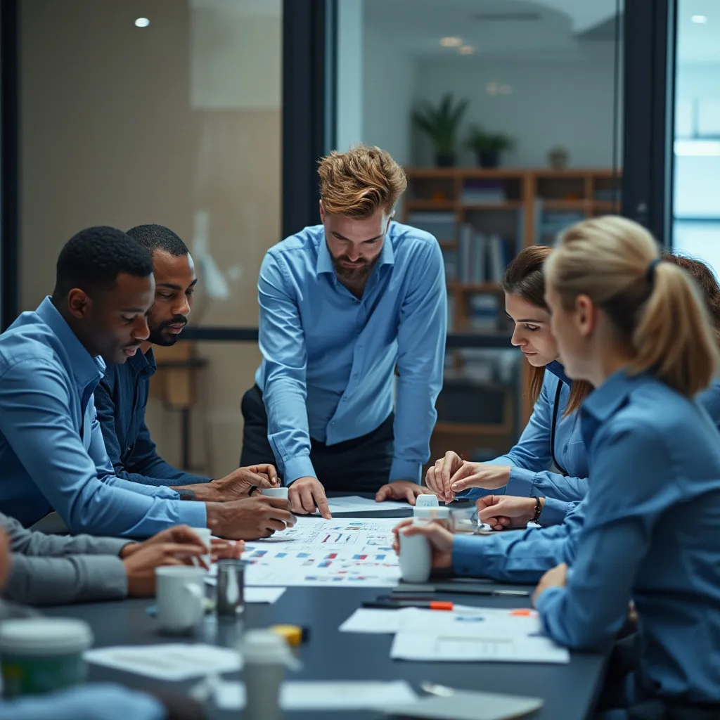 Groupe de leadership en formation